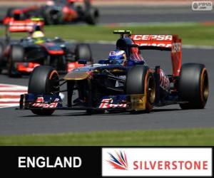 Puzzle Daniel Ricciardo - Toro Rosso - Silverstone, 2013